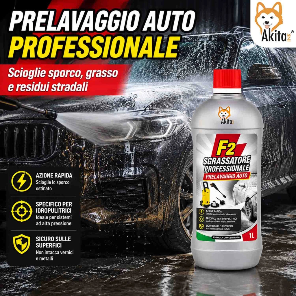 Akitaink Sgrassatore Idropulitrici Auto F2 1 L