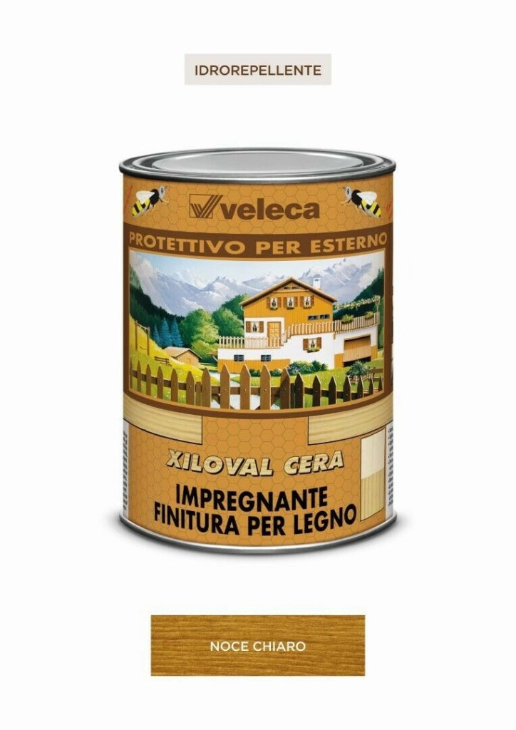 Xiloval Cera Noce Chiaro Litri 1 Veleca - Veleca