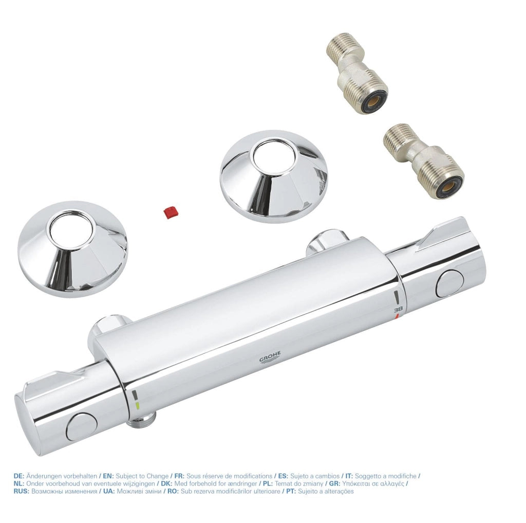 Rubinetto Miscelatore Doccia Esterno Termostatico Grohtherm 800 Cromo Grohe
