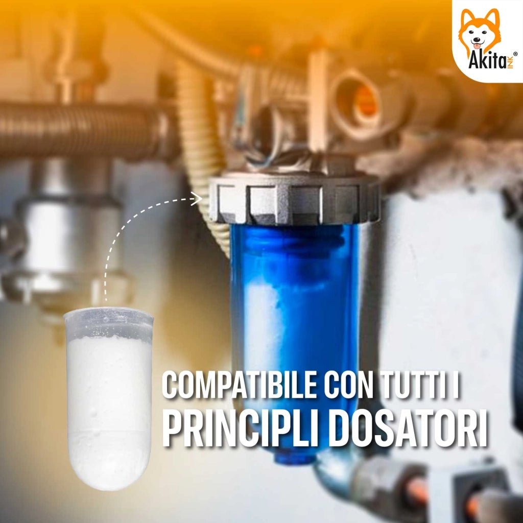 Akitaink 12 Cartucce Polifosfati Anticalcare Caldaia