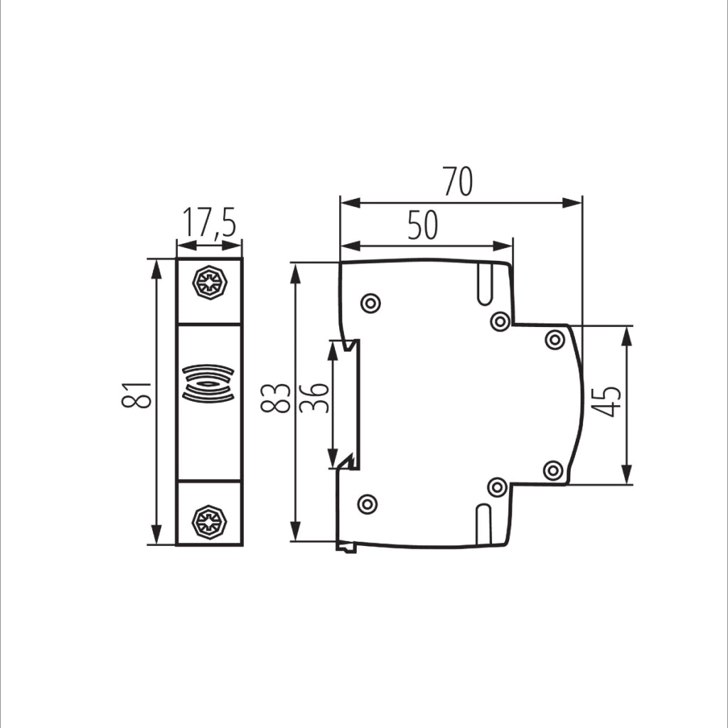 CAMPANELLO ELETTRICO MODULARE 230 V
