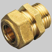 RACCORDO DIRITTO MASCHIO CON ORING GIALLO  22 x 3/4     TIEMME