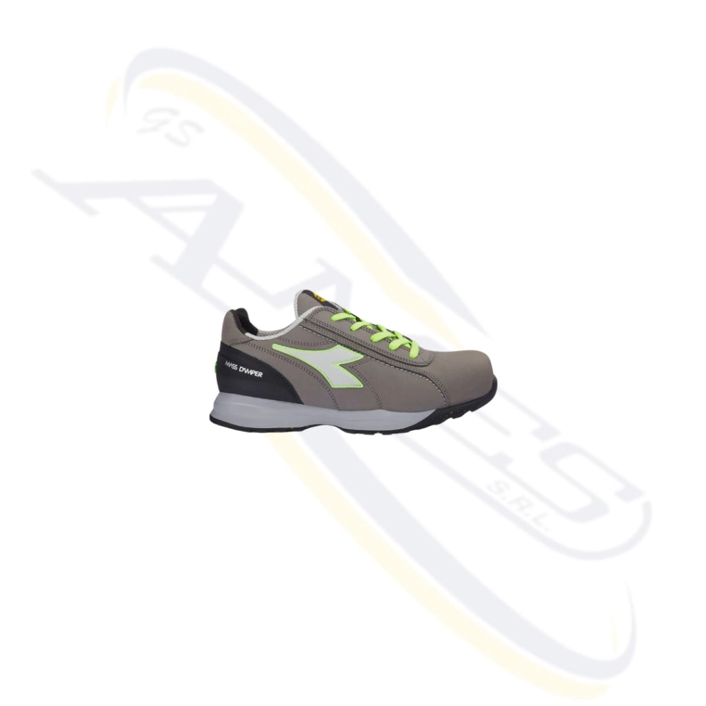 DIADORA “GLOVE” MDS LOW S3 GRIGIO CARB/VERDE FLUO Taglia: 41