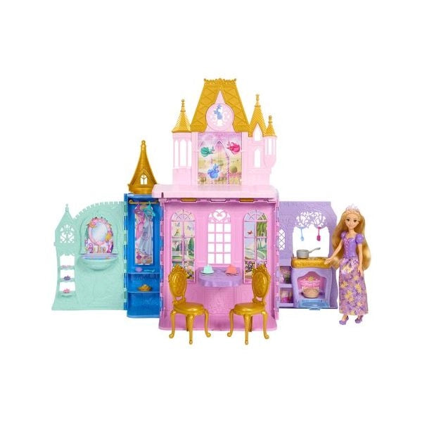 Playset bambola mattel jlk27 disney princess castello rapunzel close &