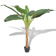 Albero Banana Artificiale con Vaso 150 cm Verde 244454