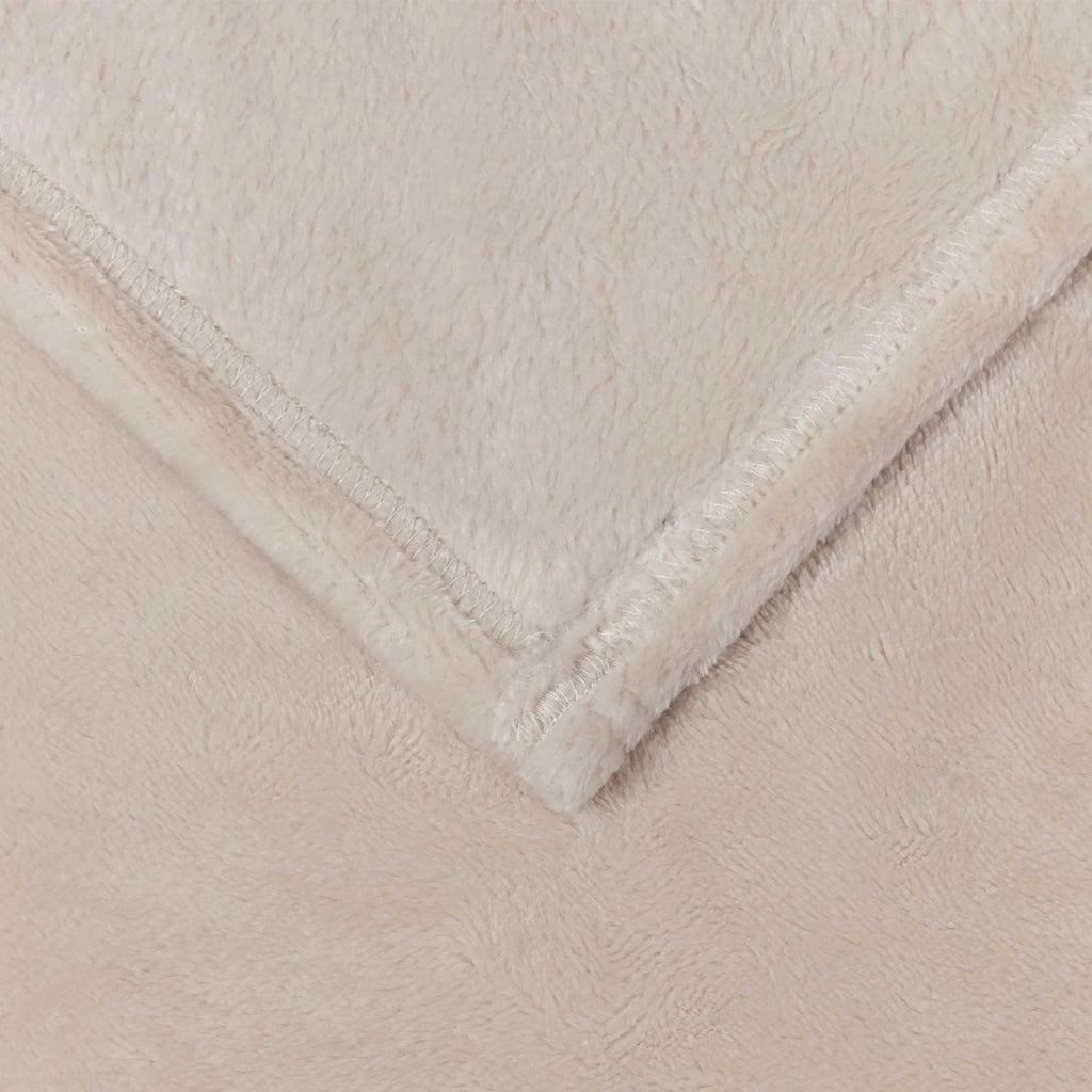 Coperte da Pile 6 pcs Beige 220 x 240 cm Panno 42016791