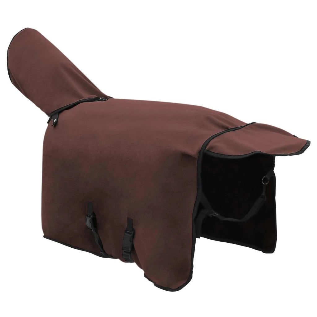 Coperta per Cavalli Marrone Scuro Completo 95 cm Poliestere 42013269