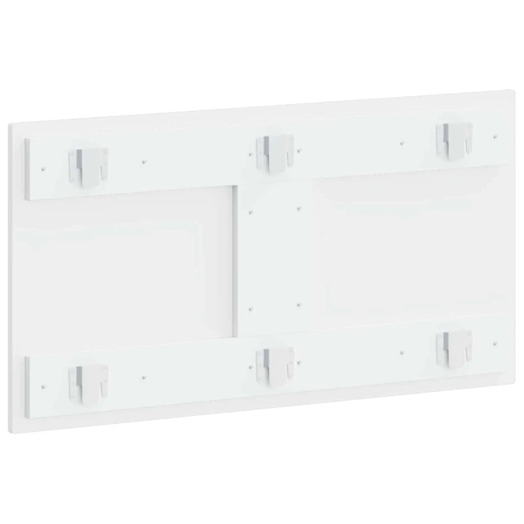 Testiera da Muro BREDA Bianco Legno ingegnerizzato 897635