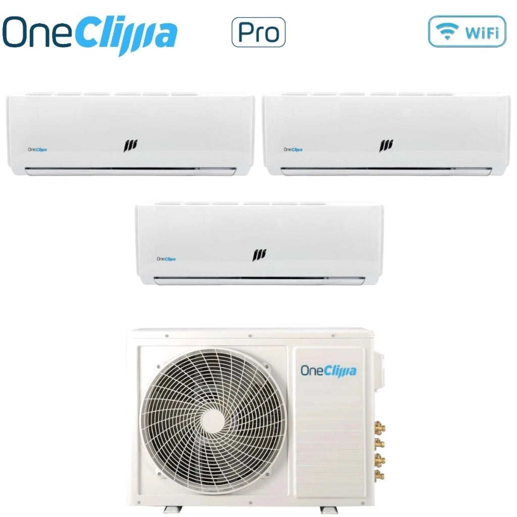 Condizionatore Trial Split OneClima Pro 12+12+12 con MLT27x3/Y24 R-32 Wi-Fi Optional