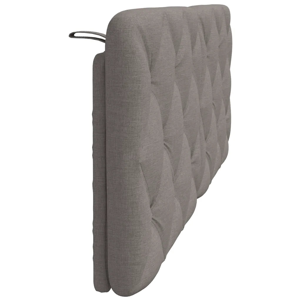 Cuscino Testiera Tortora 120 cm in Tessuto 4019216