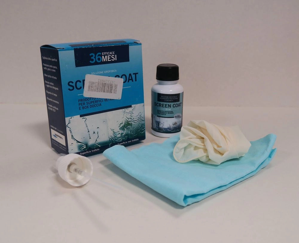 Screen Coat kit trattamento anti acqua 50ml con guanto