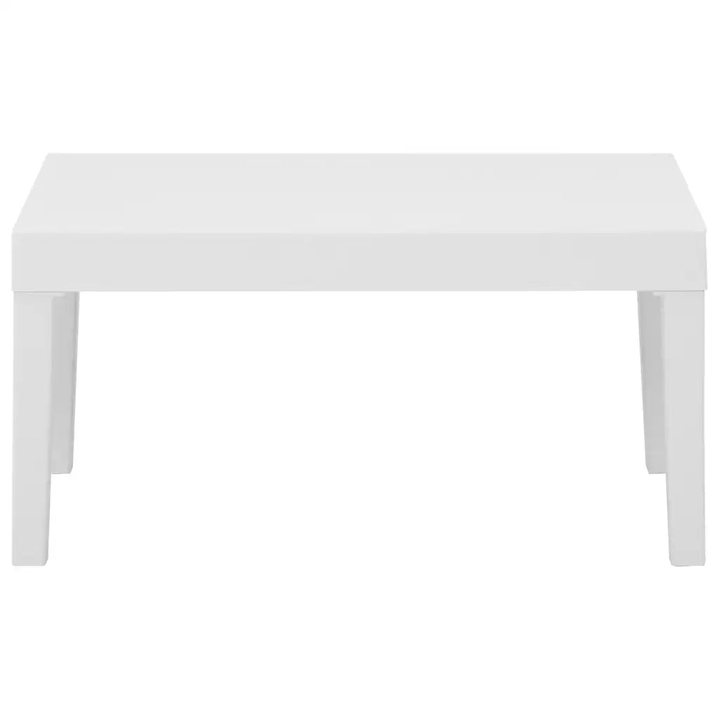 Set Divani da Giardino con Cuscini 2 pz in Plastica Bianco 315852