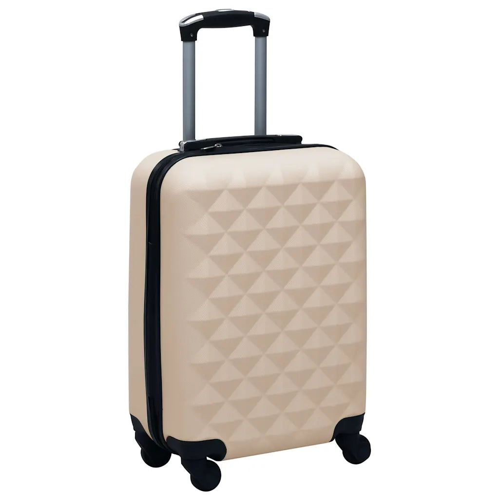 Trolley a Custodia Rigida Oro ABS 92421