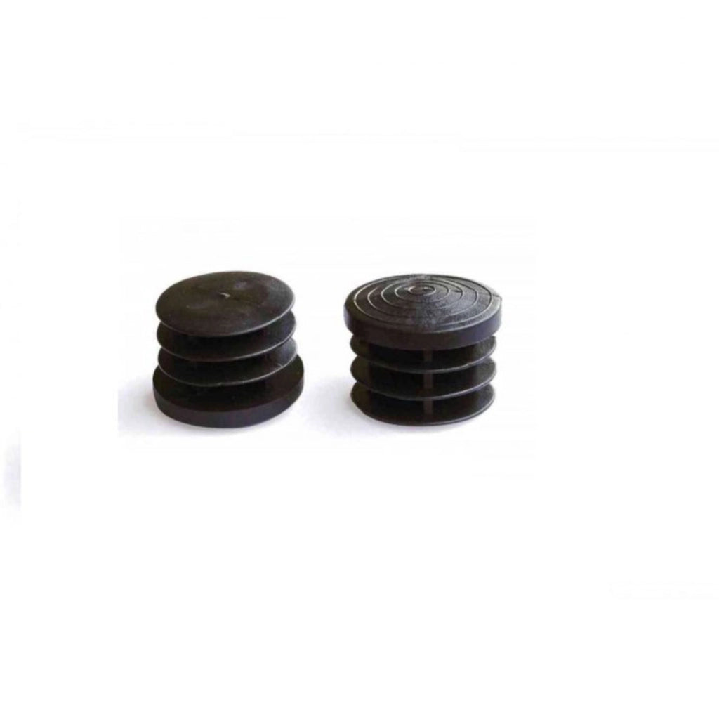 Tappo alettato rotondo plastica sedie 4 pz +misure puntali gommino interno nero 22 MM