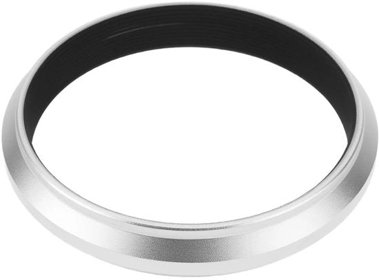 Adattatore di filtro per fotocamera - Anello di adattamento in alluminio - Argento - Filtro UV ND 49mm - Adatto per Fujifilm X100VI X100V
