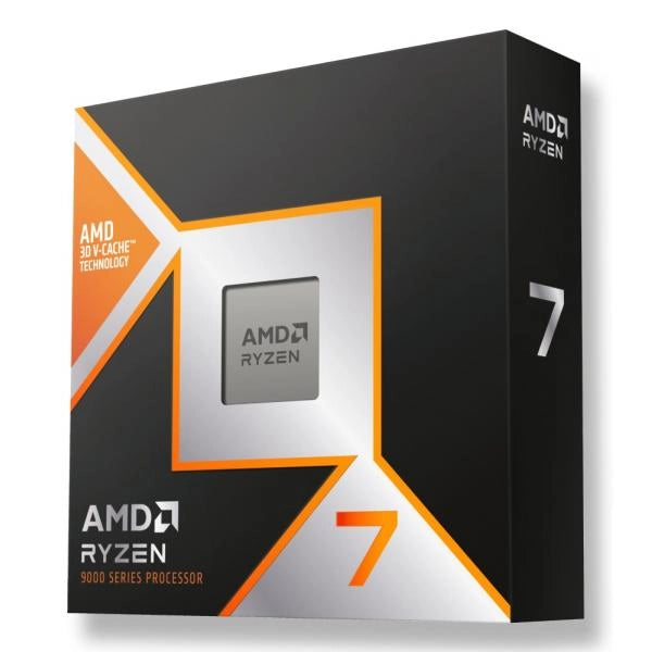 AMD CPU RYZEN 7, 9800X3D, AM5, 5.2GHZ 8 CORE, WOF
