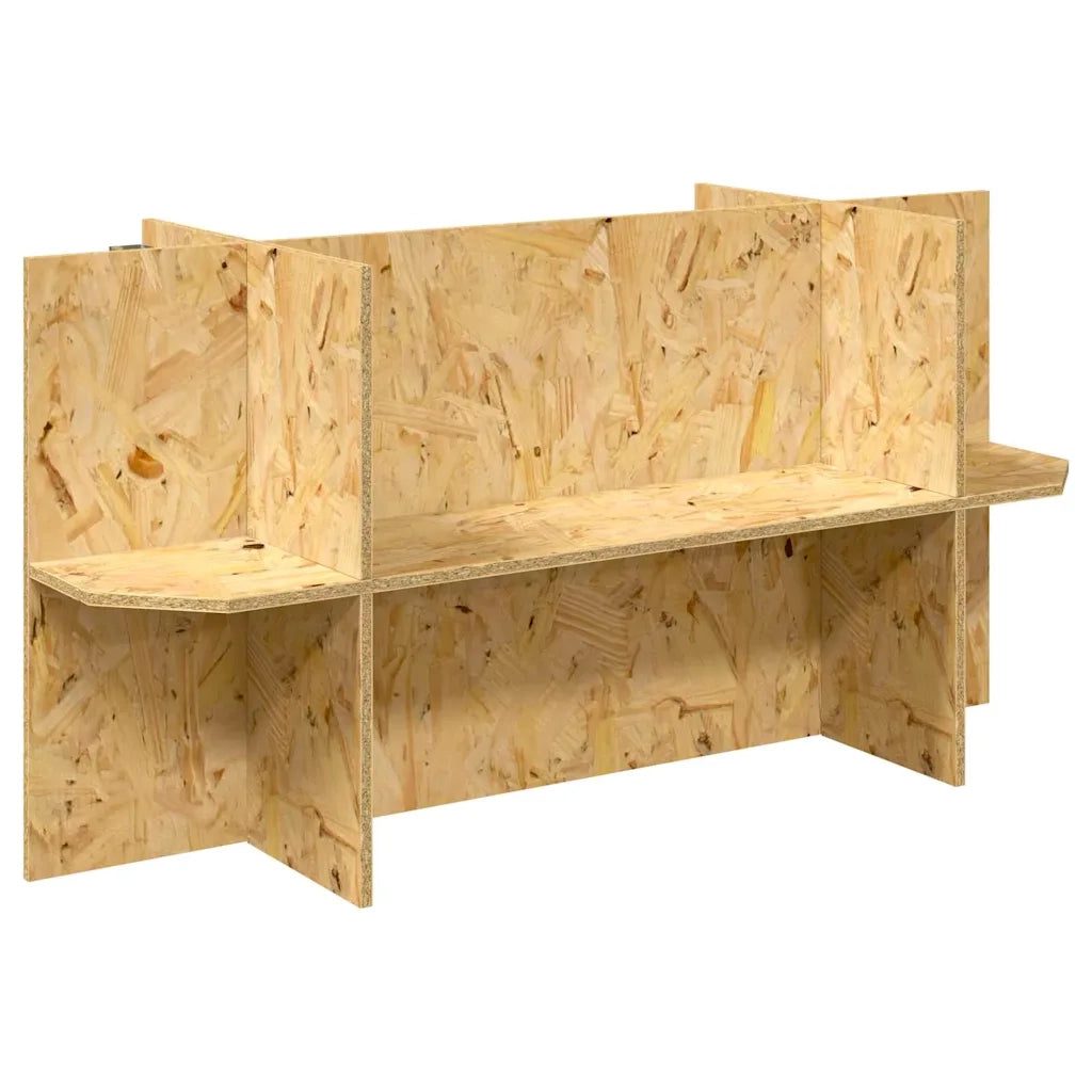 Base per Terrario con lo scaffale Marrone 100 x 40 x 50 cm OSB 876740