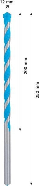 2608901486 - Punta Multimateriale CYL-9 12 x 200mm x 250mm