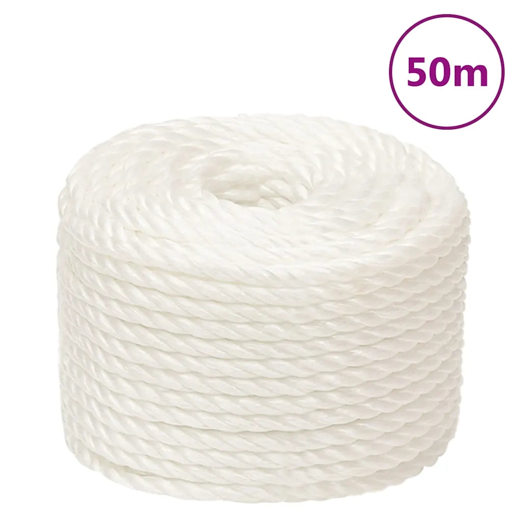 Corda da Lavoro Bianca 14 mm 50 m in Polipropilene 153061