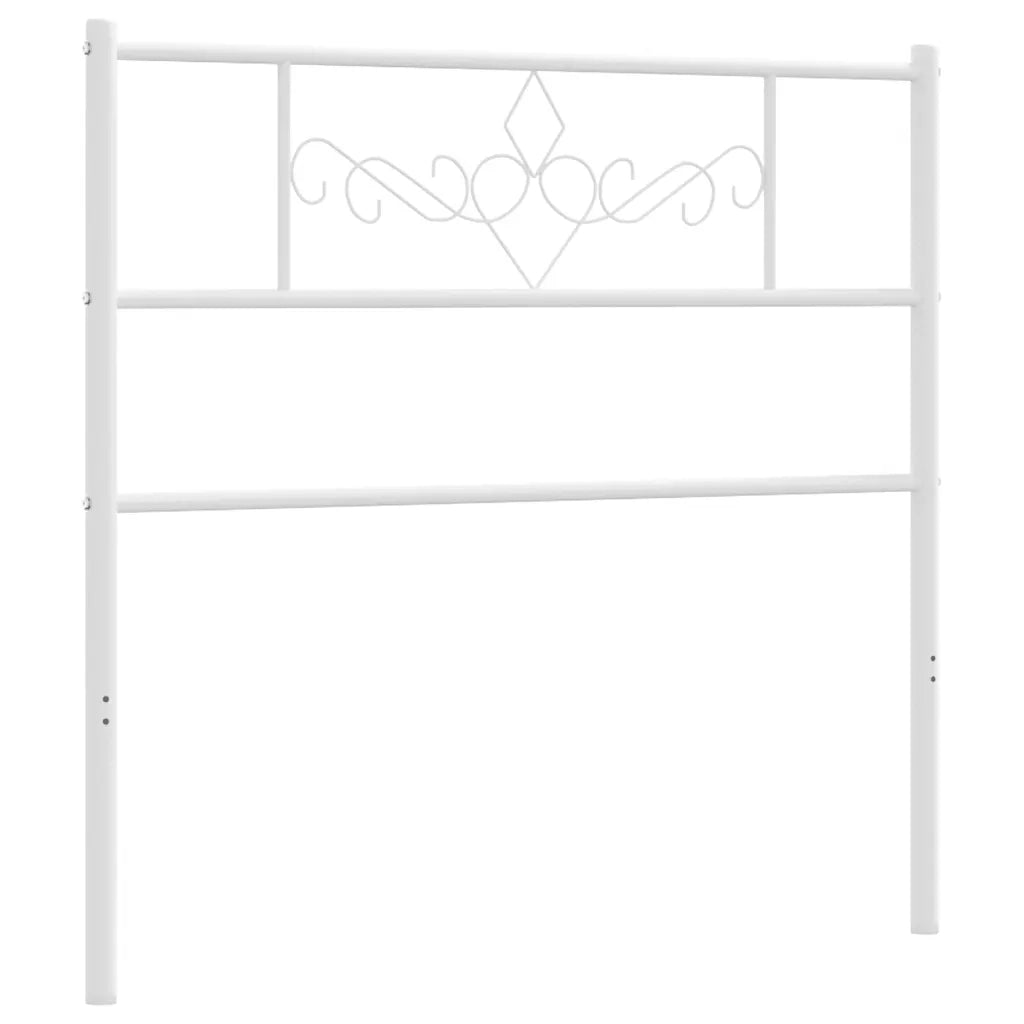 Testiera di Ricambio in Metallo Bianco 100 cm 355345