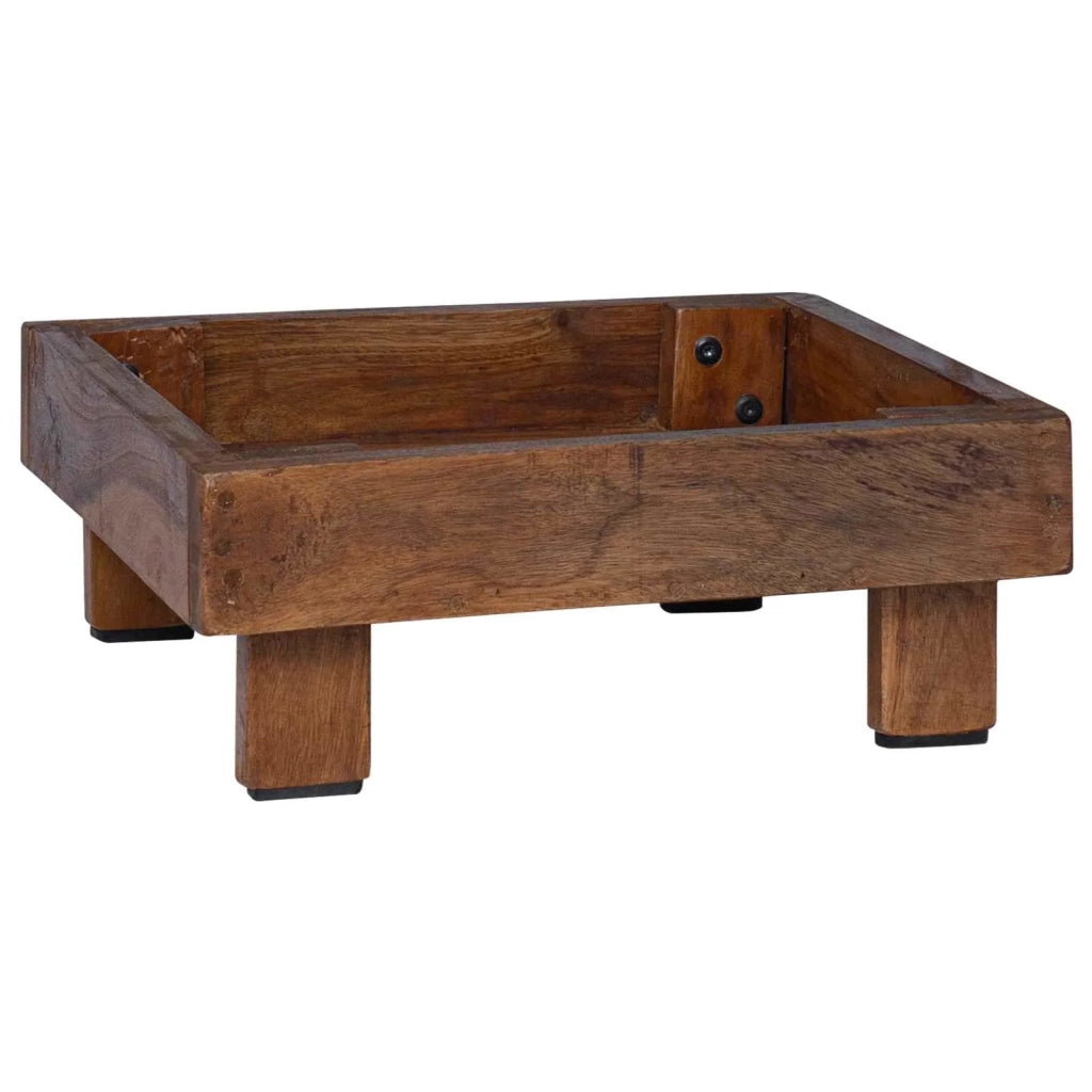 Supporto per piante 3 pcs Marrone Legno di Mogano 42012382