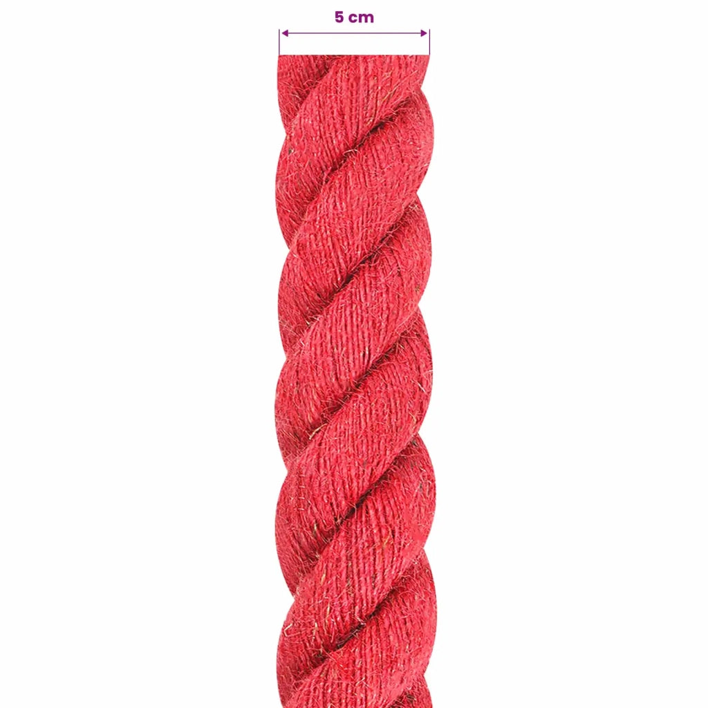 Corda di Juta 50 mm Rosso 100% juta Tossa 42011740