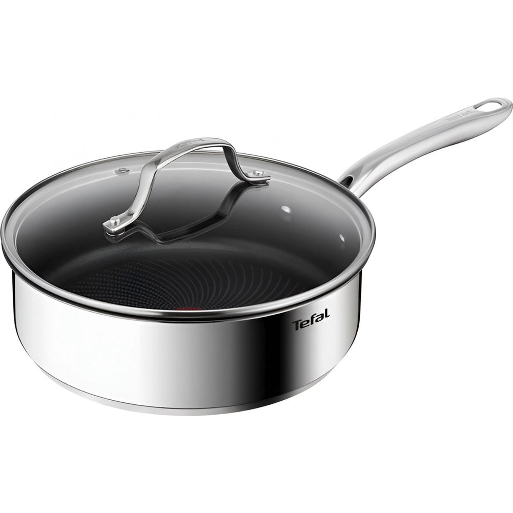 Padella Tefal Infinite Sautè 24cm per Tutte le Fonti di Calore con Coperchio