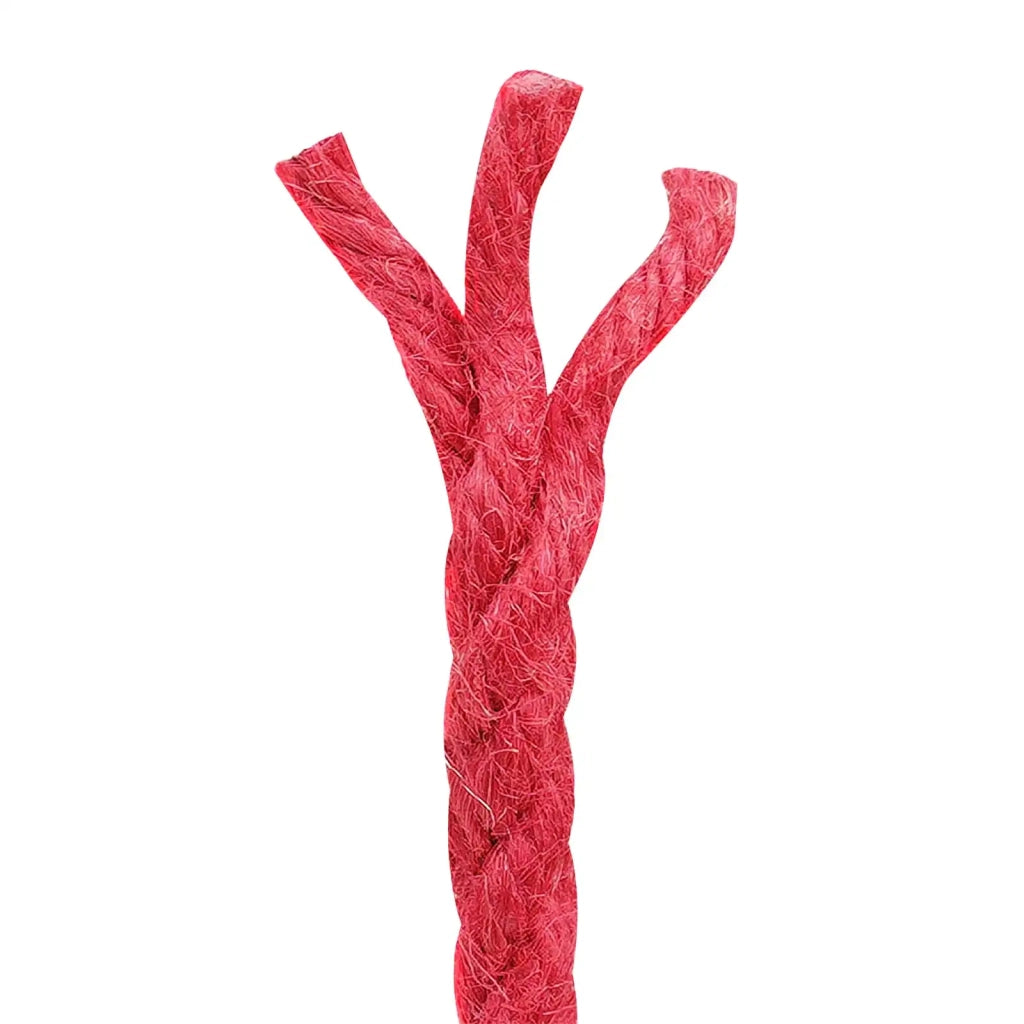 Corda di Juta 6 mm Rosso 100% juta Tossa 42011704