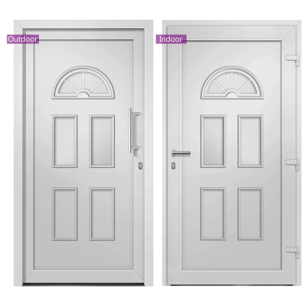 Porta di Ingresso Bianca 88x208 cm 279256