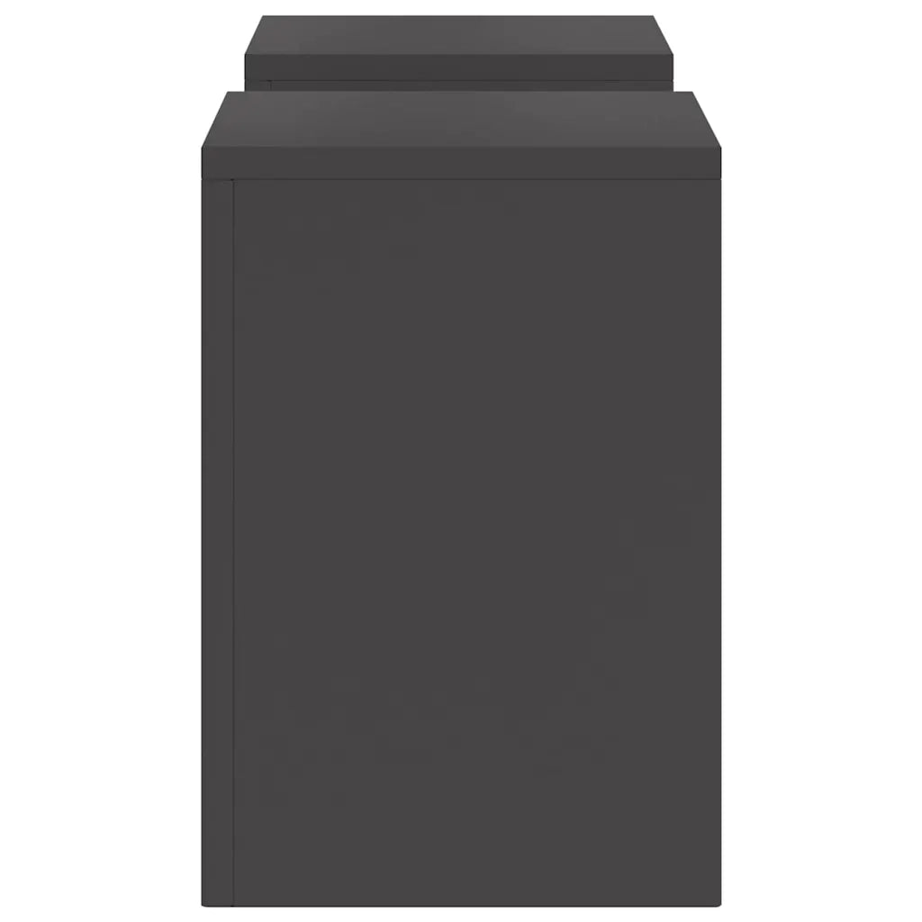 Supporto per piante 2 pz Nero 24 x 24 x 35 cm 865806