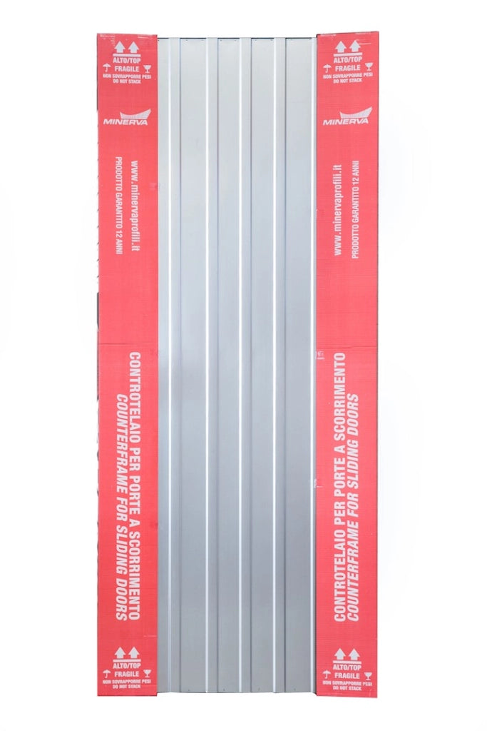 Controtelaio a scomparsa per cartongesso - Telaio in Acciaio : Dimensione - 90X210CM, Spessore - 12,5CM