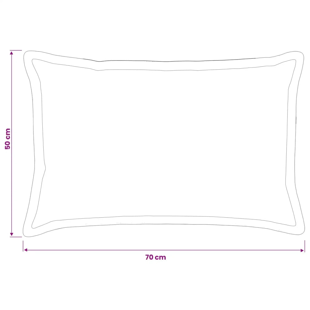 Federa 2 pz HOUTEN Bianco 50 x 70 cm 919679