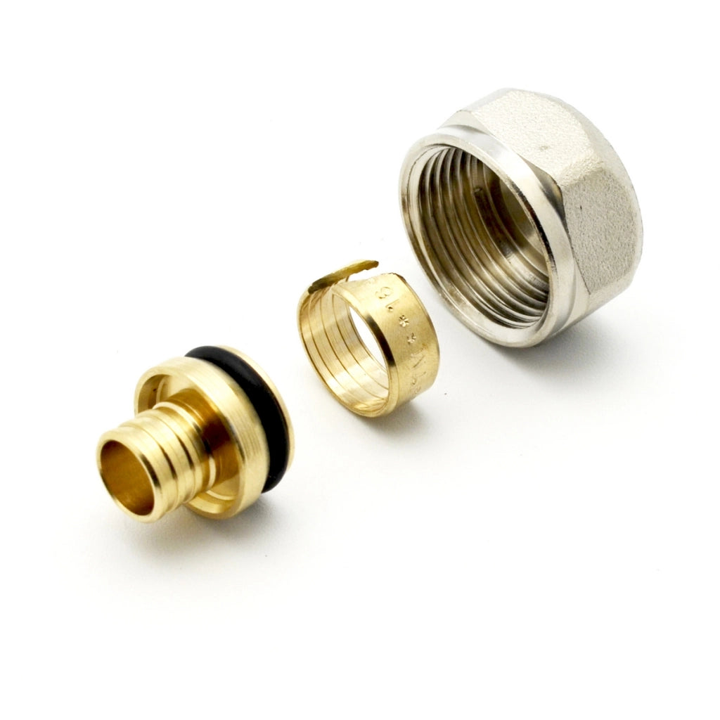ADATTATORE PER TUBO PE-X- 17 sp 2.0 - 3/4- TIEMM- pezzi 10