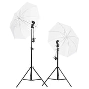 Kit per Studio Fotografico con Set di Luci e Fondale 3094652