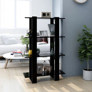 Libreria/Divisorio Nero 80x30x123,5 cm 811575