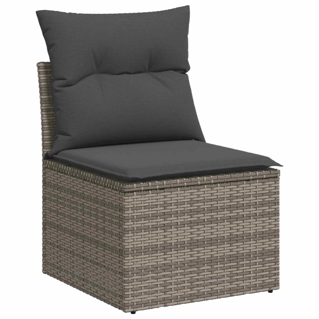 Set di divani 6 pz 4-Numero di posti Grigio e Grigio Scuro 3447084