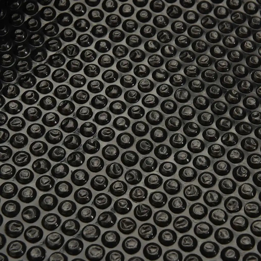 Copripiscina Rettangolare 1200x600 cm in PE Nero 92967