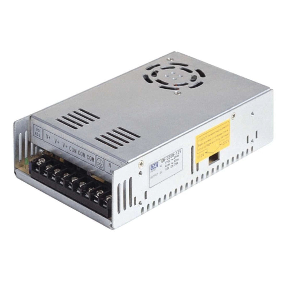 Trade Shop - Trasformatore Alimentatore Stabilizzato Per Striscia A Led Switch Trimmer 12v -     -25 Ampere  -