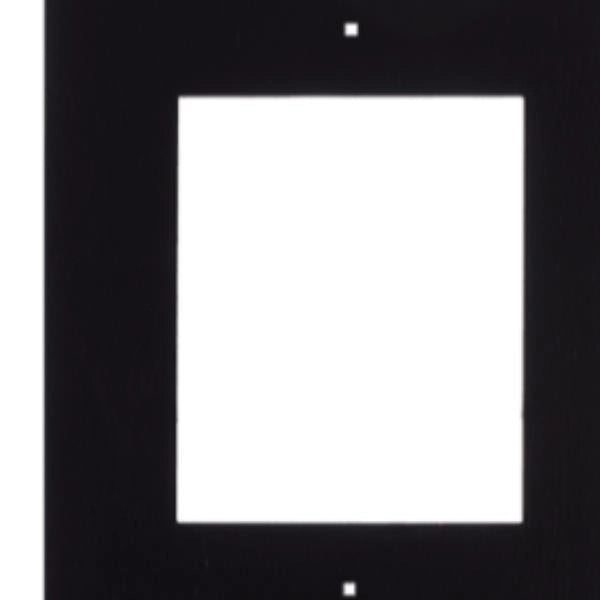 Ver frame for flush ins 1 mod black - 9155011B