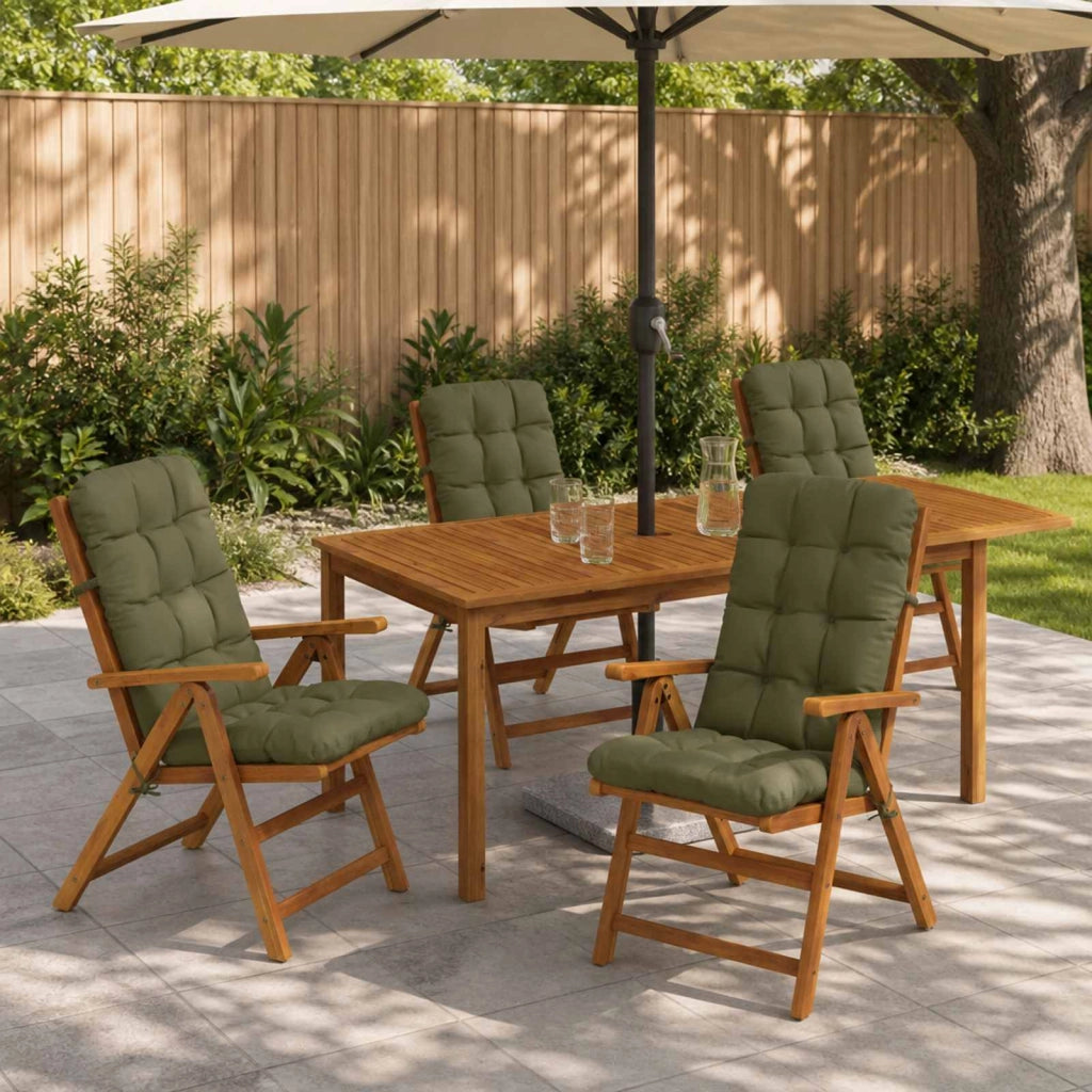 Cuscini per Sedia Alta in 6 Pezzi VIANEN 6 pz 100% Poliestere 953748