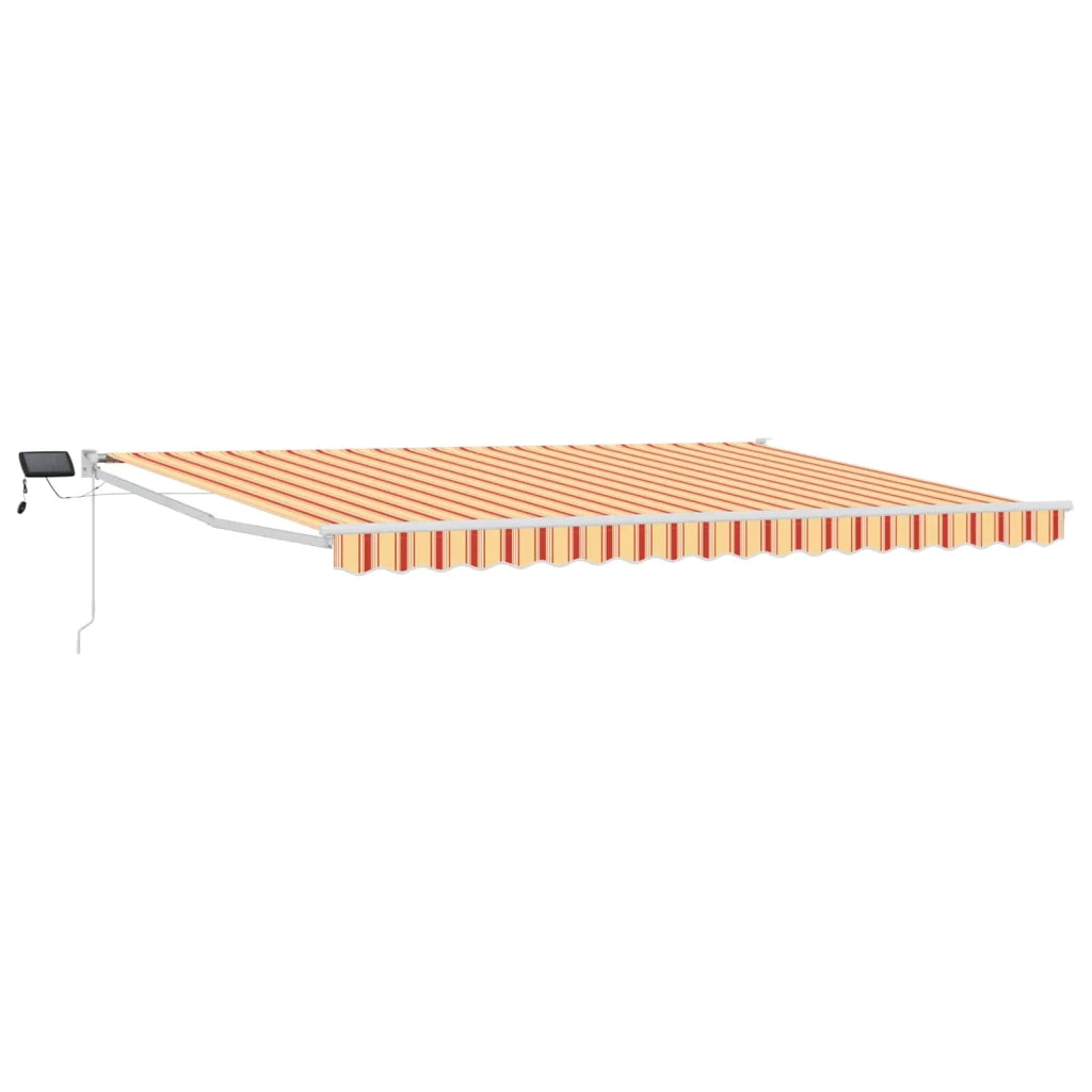 Tenda retrattile manuale con LED Multicolore 4,5 × 3 m 3419311
