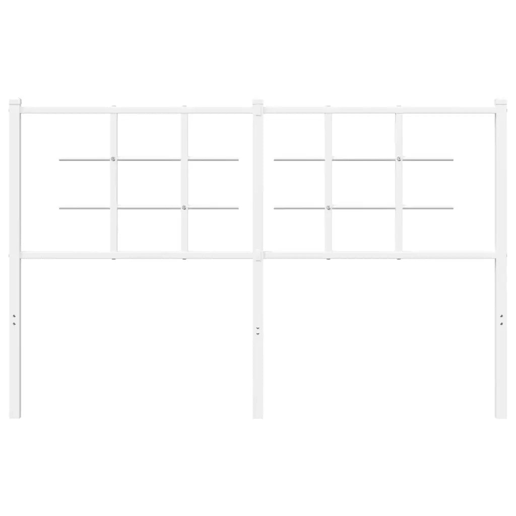 Testiera di Ricambio in Metallo Bianco 135 cm 355642