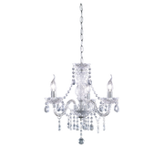 Lampadario Classico 3 Luci Pendenti Trasparente 40 cm Luster GD Trio