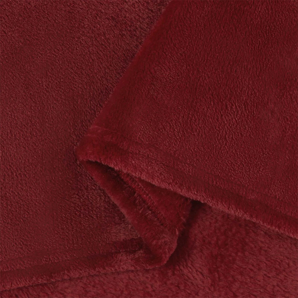 Coperta Rosso Bordeaux 220 x 240 cm Panno 42016787