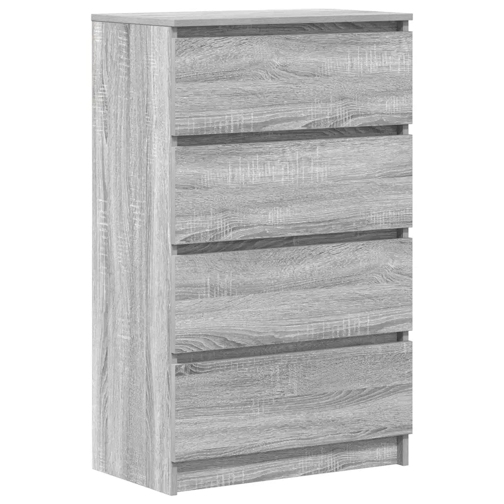 Credenza Grigio Sonoma 60x35x98,5 cm in Legno Multistrato 815076