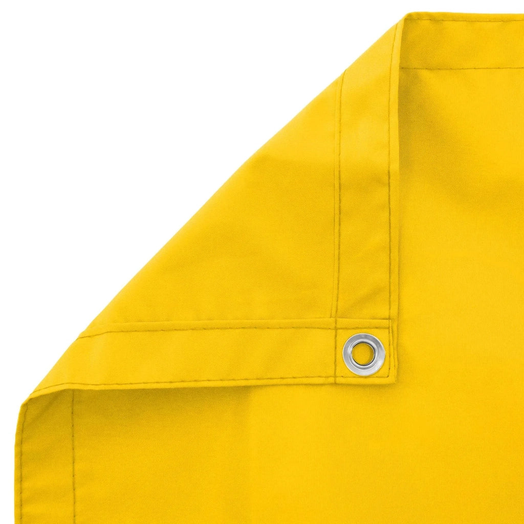 Schermo da balcone | Paravento da Balcone Giallo 100 x 500 cm Tessuto Oxford