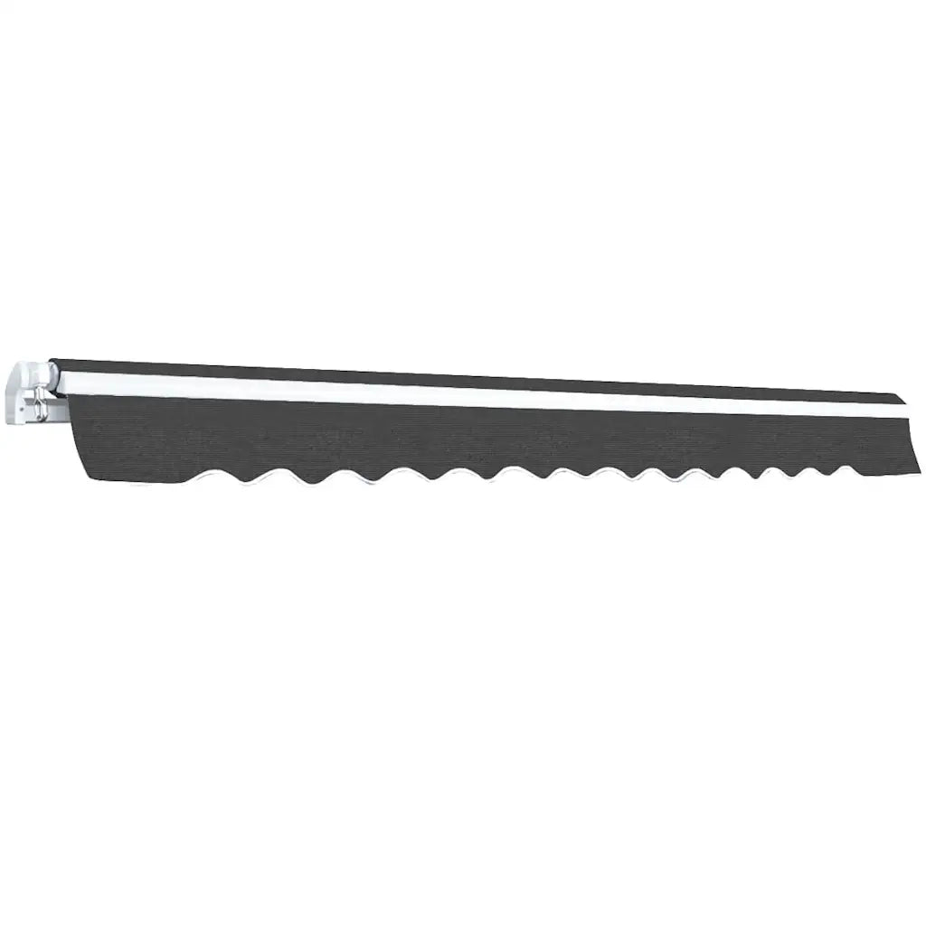 Tendone manuale 4 x 3 m Antracite 100% Poliestere 275576