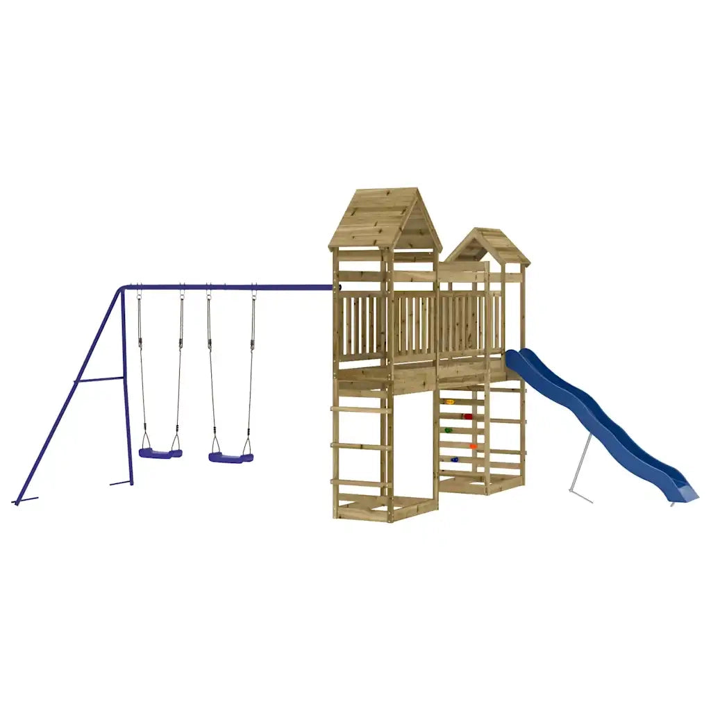 Set da Gioco da Esterno in Legno di Pino Impregnato 3156981