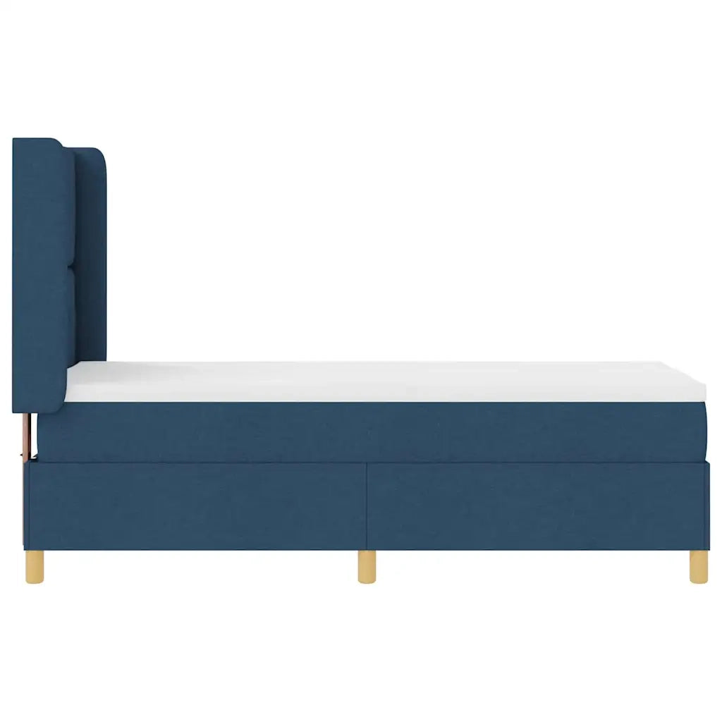 Letto a molle con strisce LED Blu 80 x 200 cm Tessuto 3343727