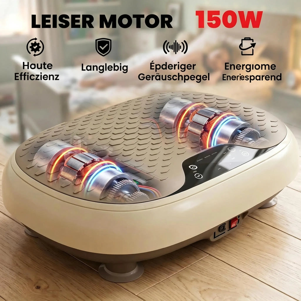 Piattaforma vibrante con 20 velocità, 3 programmi, schermo LED e telecomando